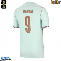 Frankrike Marcus Thuram #9 Bortedrakt EM 2024 Kortermet